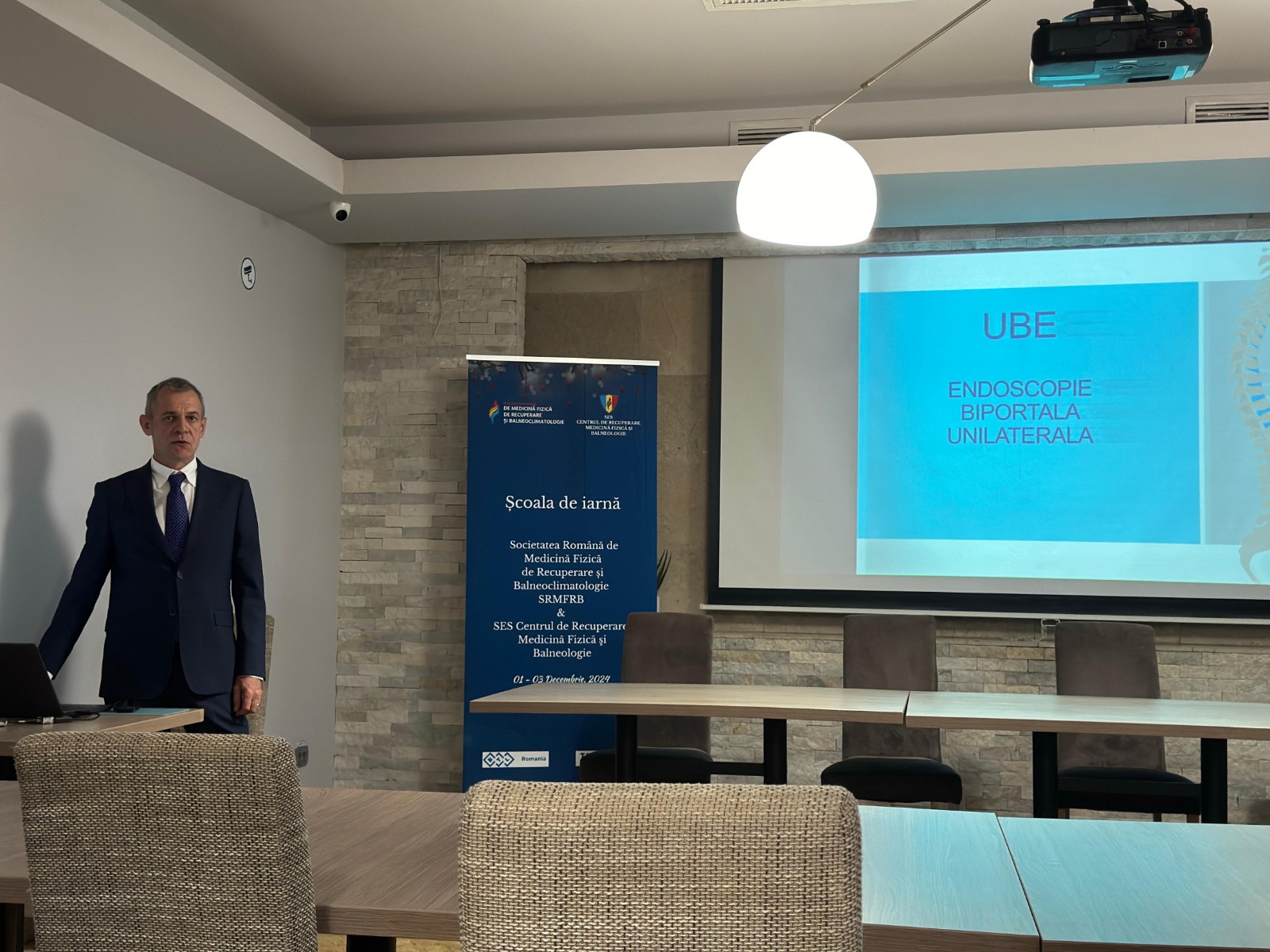 Dr. Mihai Măgurean – Participare la Școala de Iarnă SRMFRB